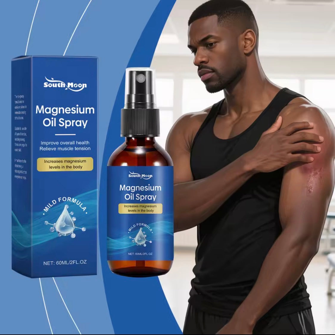 Magnesium spray for body care and relaxation – product image 4