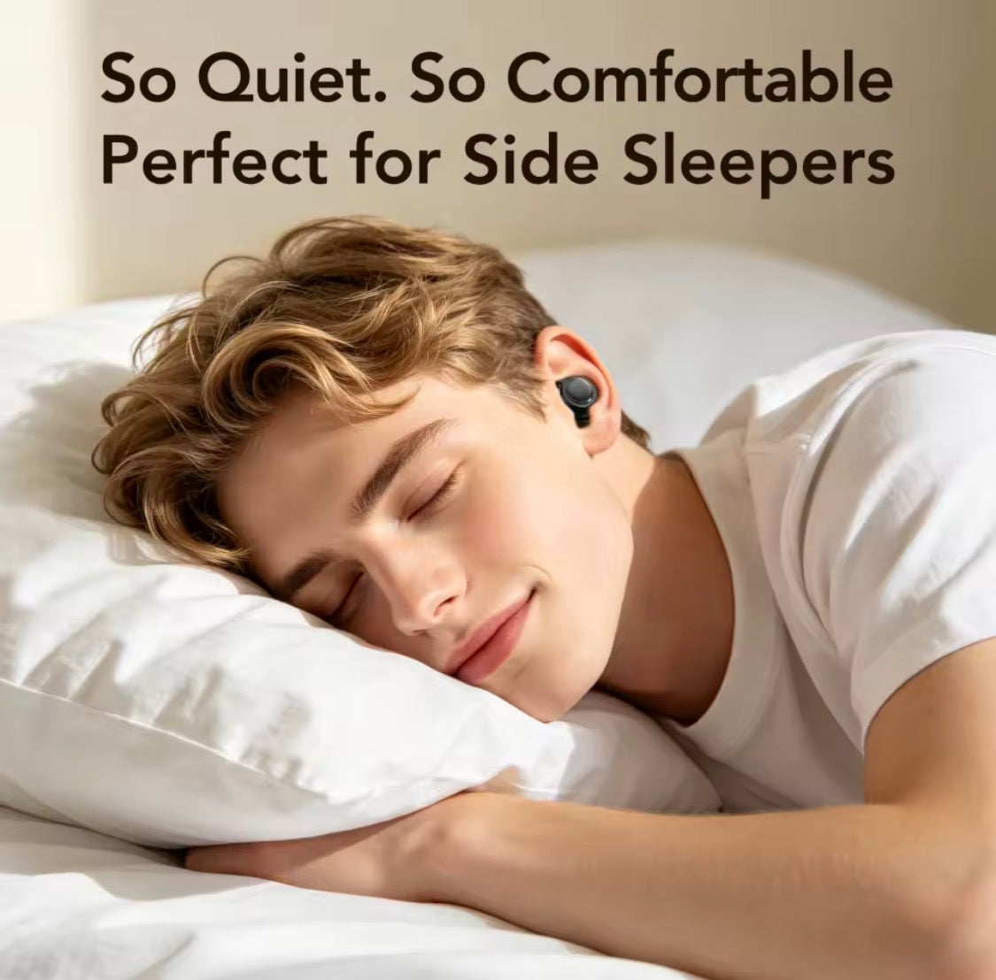 White noise sleep earbuds for side sleepers – product image 4