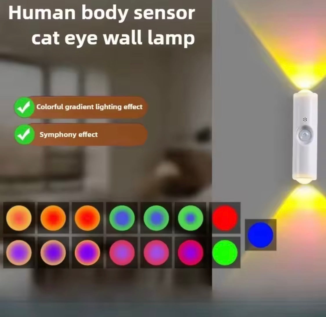 Motion-activated night light for bedrooms – product image 3