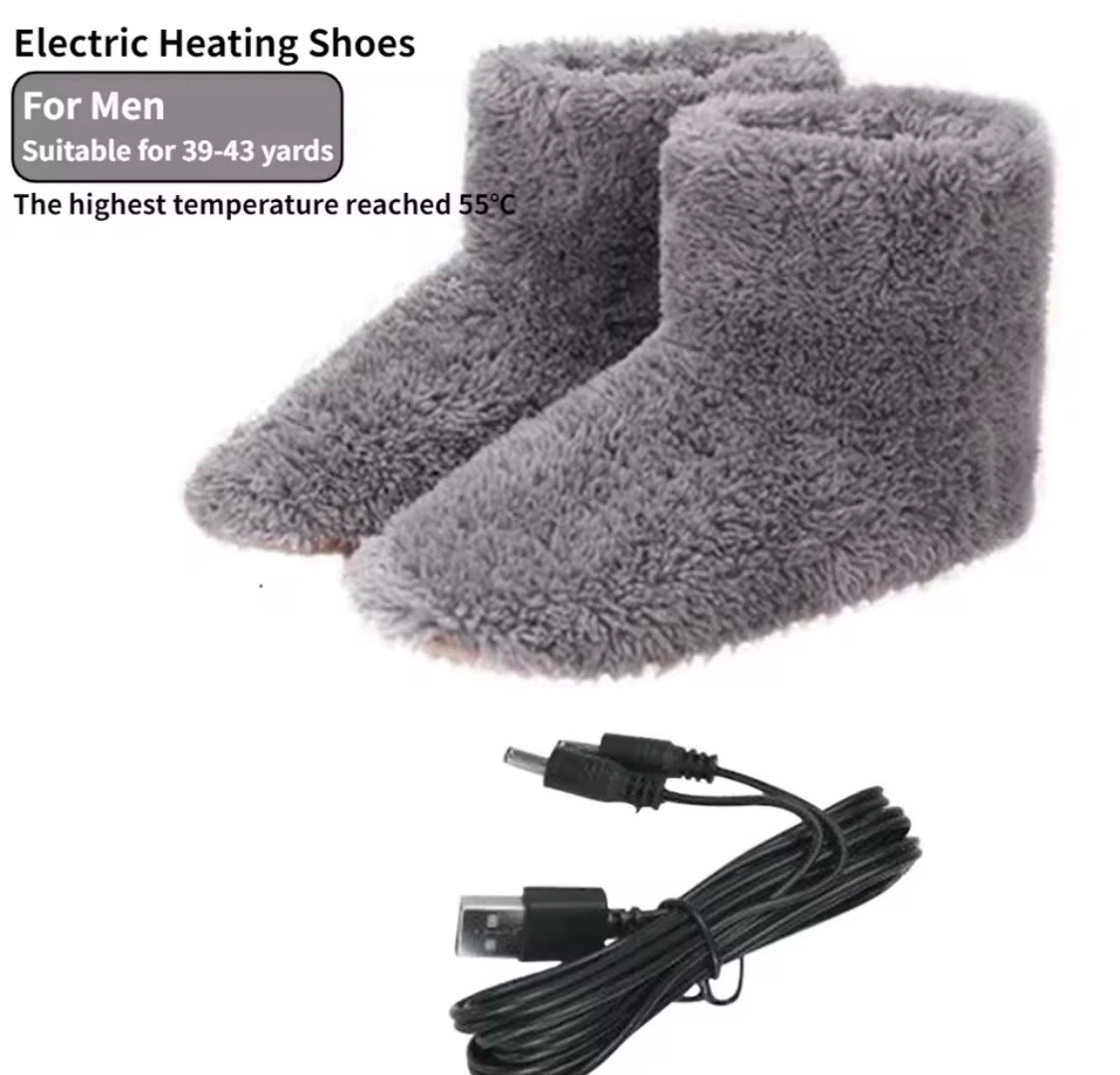 Heated foot warmer slippers for cozy evenings – product image 2