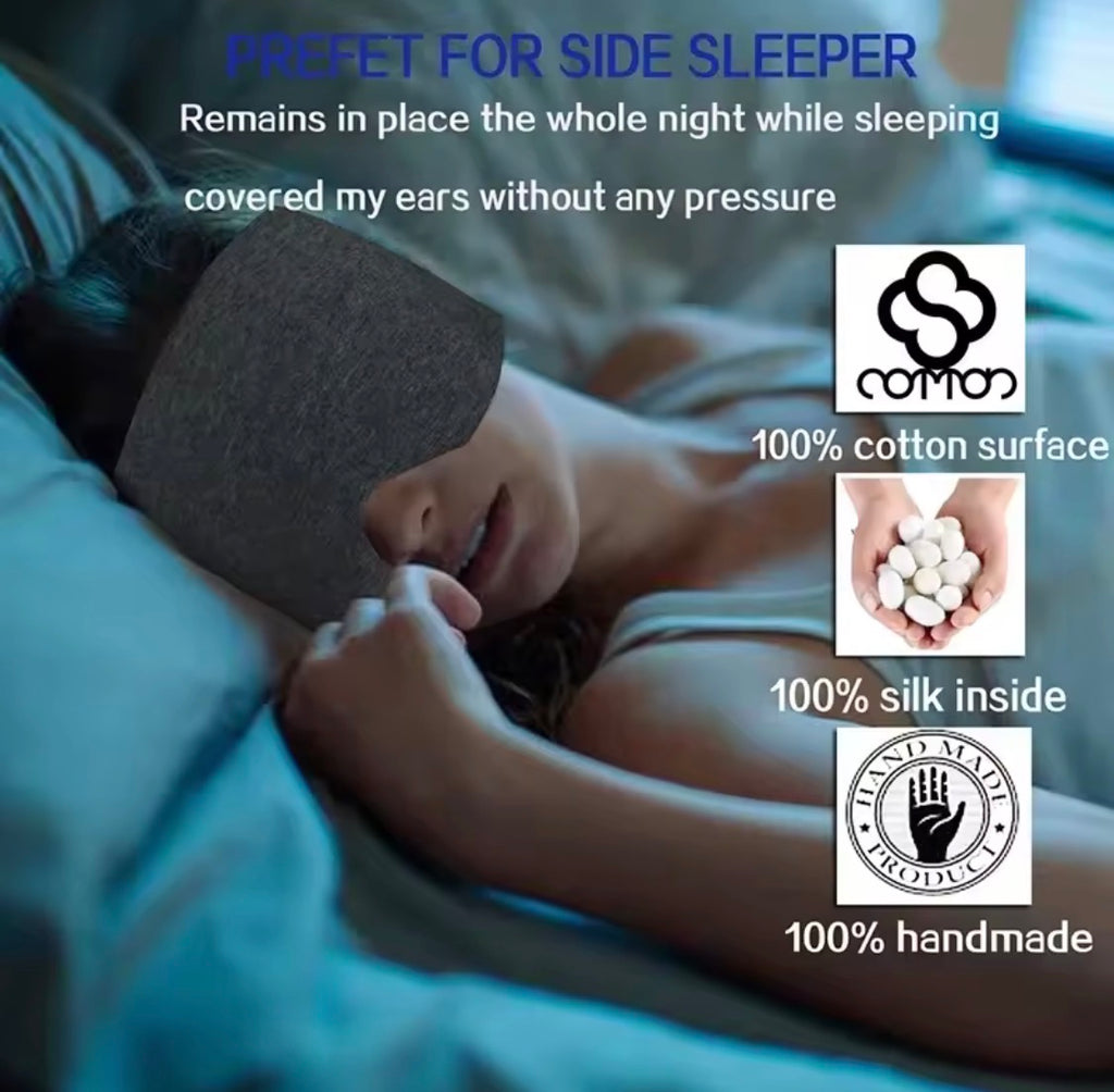 Portable blackout eye mask for sleep and travel – product image 2