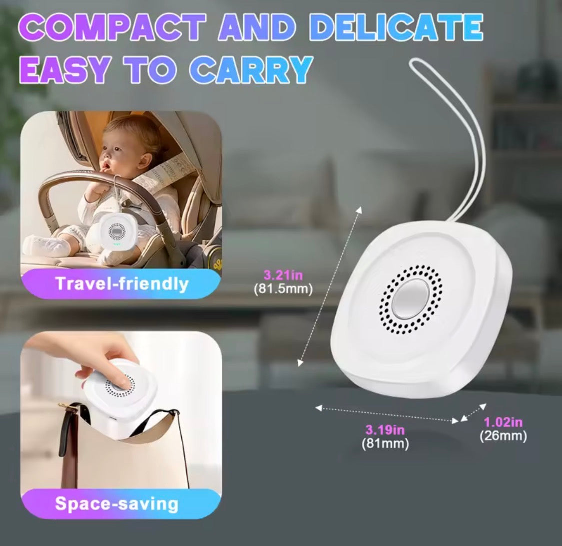 White noise sound machine for sleep and rest – product image 3