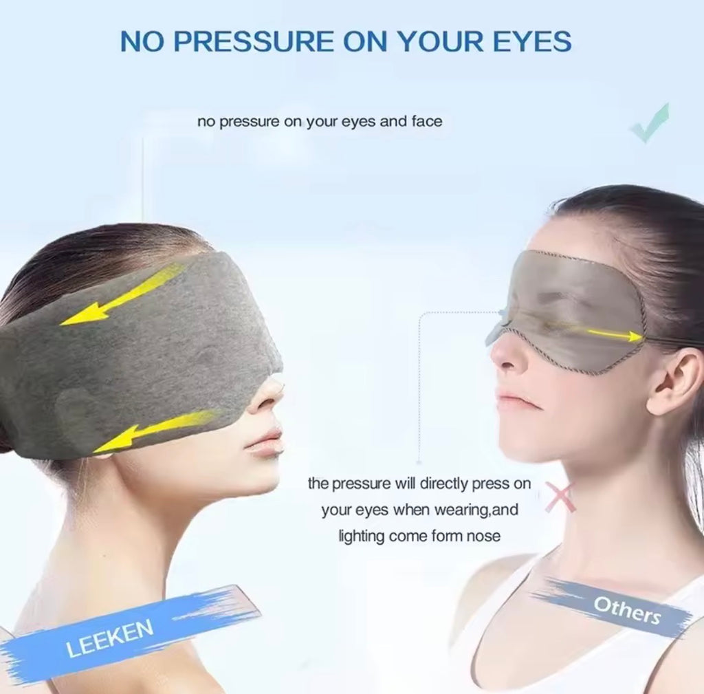 Portable blackout eye mask for sleep and travel – product image 4