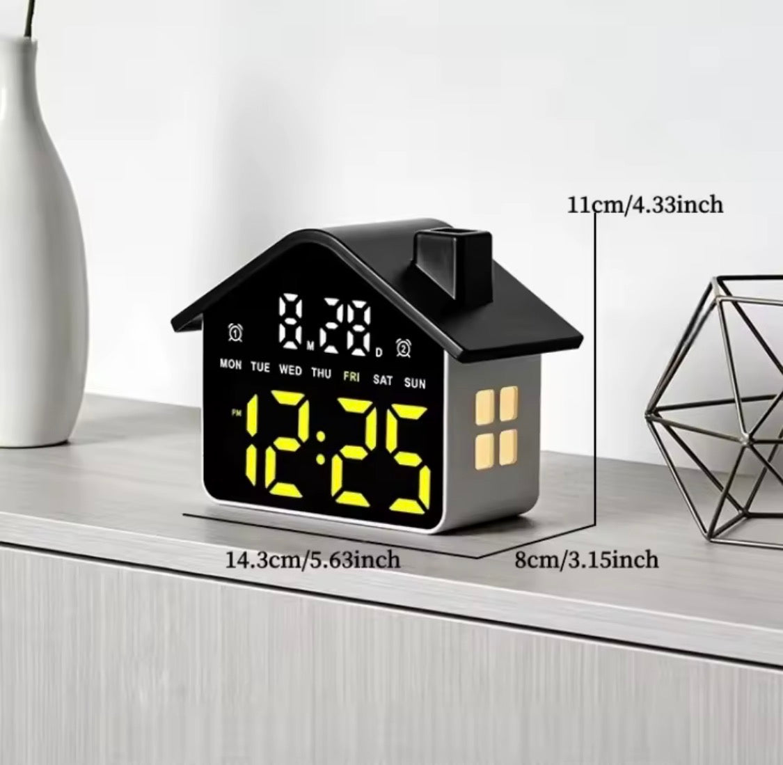 Dawn simulator alarm clock for gentle wake-up – product image 3