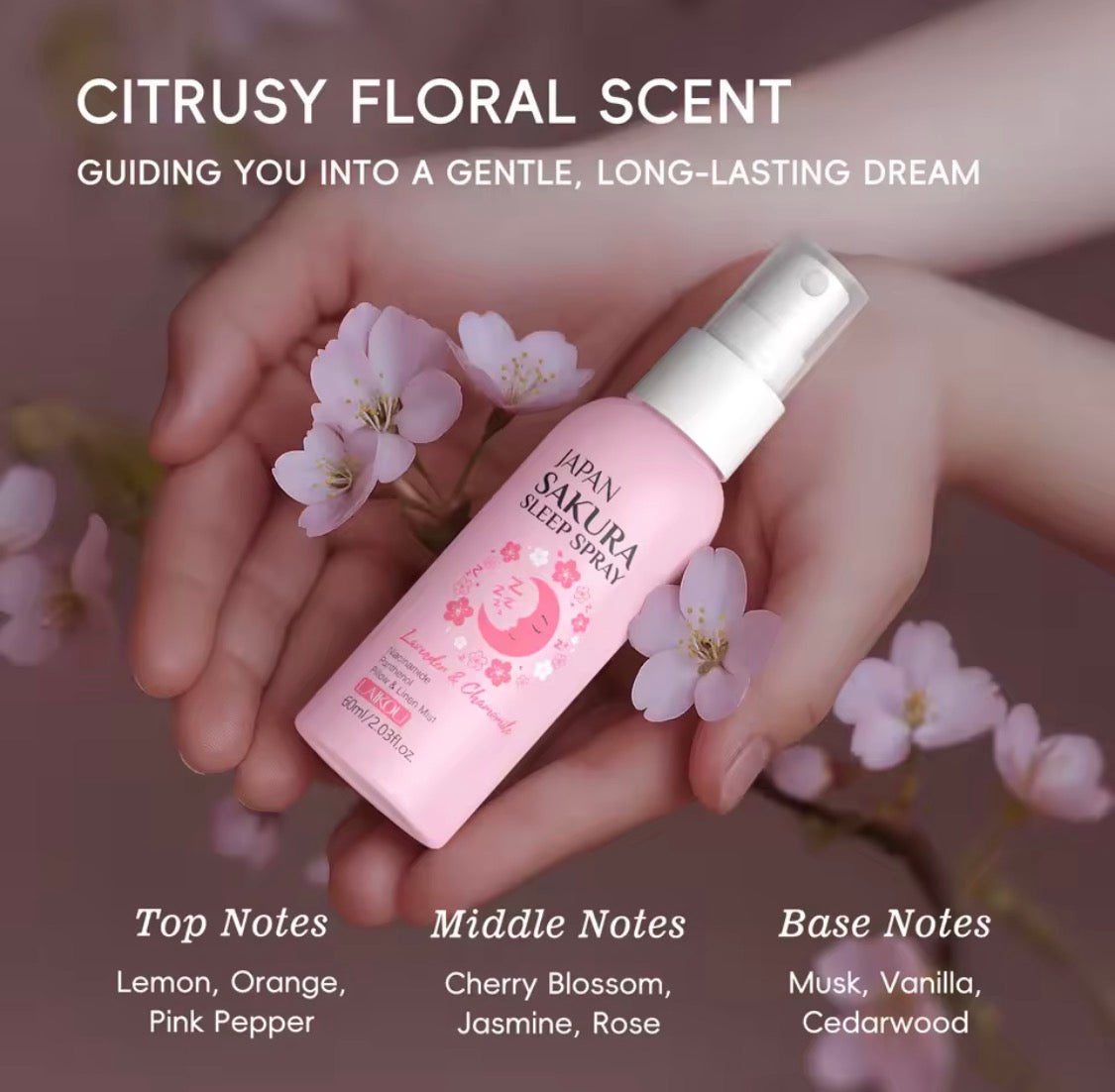 Pillow and linen spray for a relaxing bedtime – product image 1