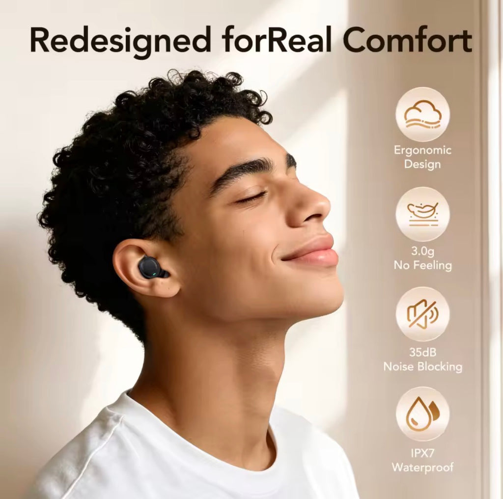 White noise sleep earbuds for side sleepers – product image 3