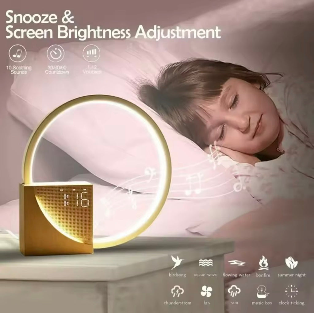 Wake-up light alarm clock for sleep routine – product image 2