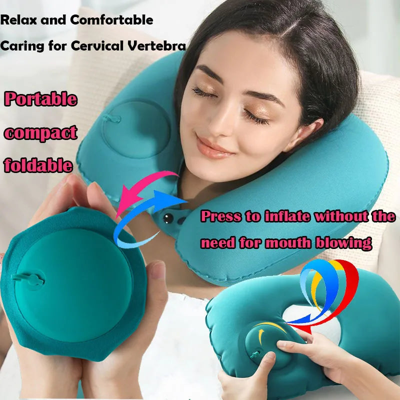 Inflatable Travel Neck Pillow