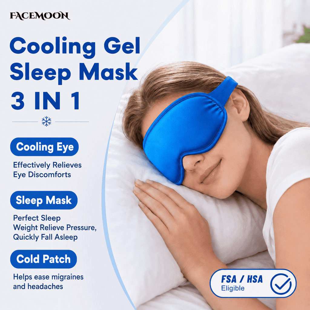 Cooling gel eye mask for relaxation and rest – product image 3