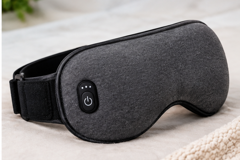 Heated Eye Mask for Eye Strain – Warm Compress Sleep and Relaxation Mask